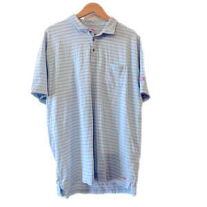 PETER Millar Seaside Wash XXL polo shirt short sleeve striped